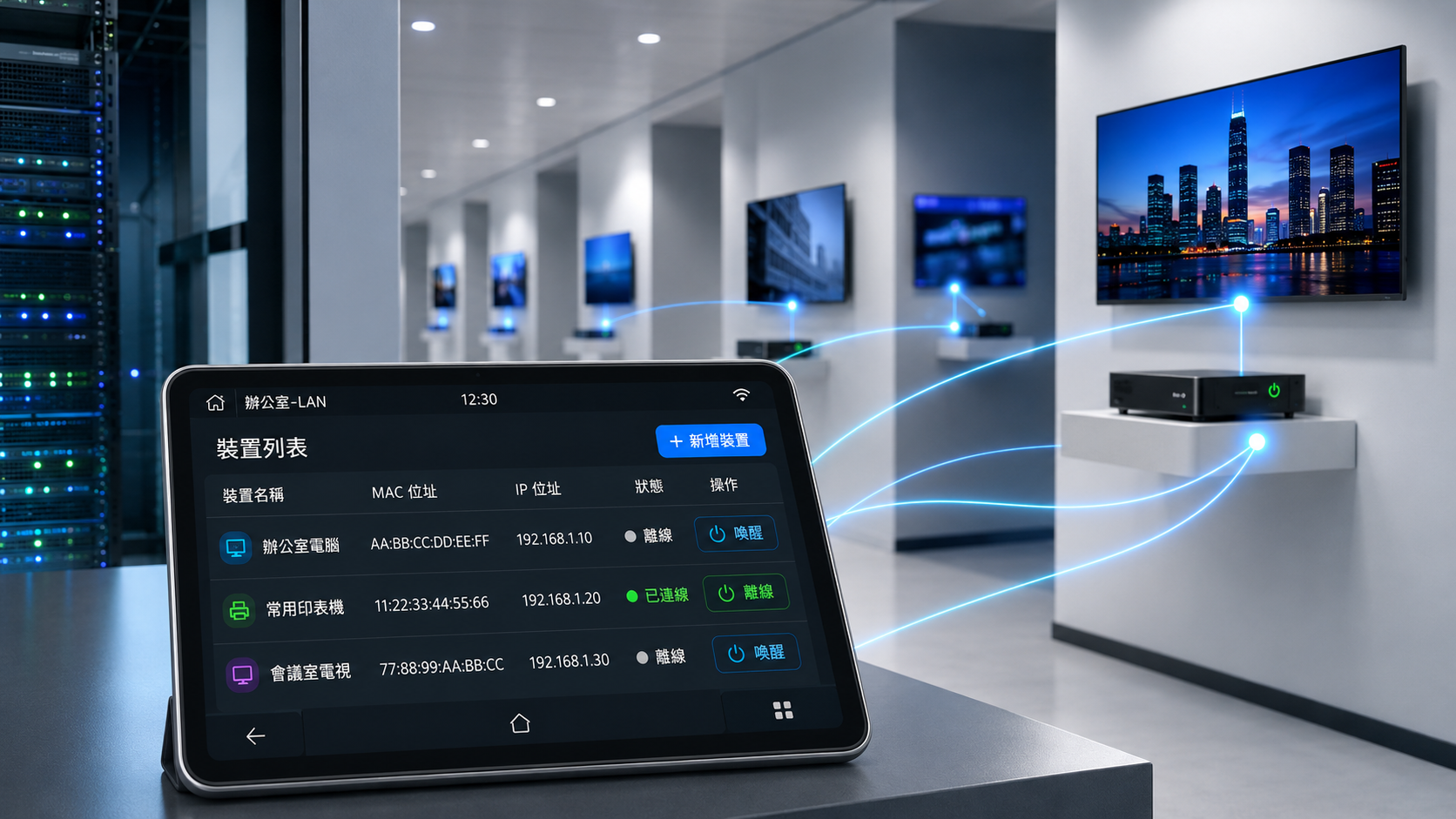 設備 WOL 遠端喚醒 高效便捷的電源管理